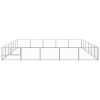 Dog Kennel Silver 322.9 ft² Steel