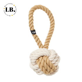 What-a-Tug Large Twisted Rope Toy (Color: Tan/Natural)