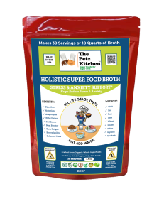 Super Food Broth Stress & Anxiety Support* The Petz Kitchen Dogs & Cats (size: 4.5 Oz.)