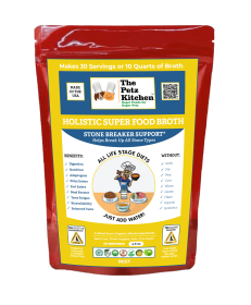 Super Food Broth Stone Breaker Support* The Petz Kitchen Dogs & Cats (size: 4.5 Oz.)