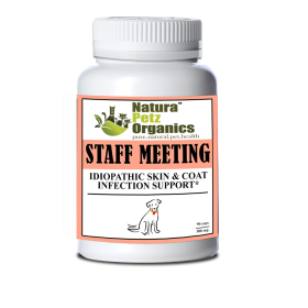 Staff Meeting* Idiopathic Skin & Coat Infection* Support For Dogs And Cats* (size: DOG 90 Caps - 500 mg. Size 1)