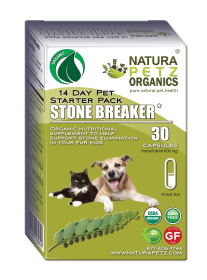 Stone Breaker Starter Pack For Dogs & Cats * (size: Dog Capsules / Size 1 / Turkey Flavoring)