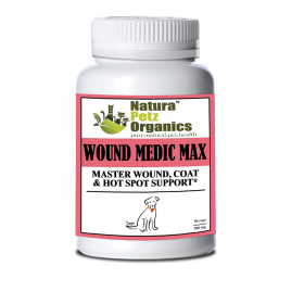 Wound Medic Max Caps* Master Wound, Skin & Coat Support For Dogs & Cats* (size: Dog 90 caps - 500 mg)