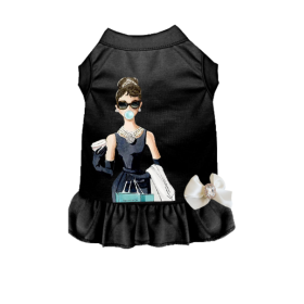 Little Miss Sniffany Dress (Color: Black, size: X Small)