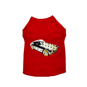 My Fancy Race Car Dog Tee (size: X Small)