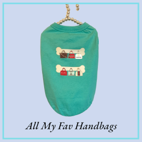 All My Fav Handbags- Dog Tee (size: X Small)