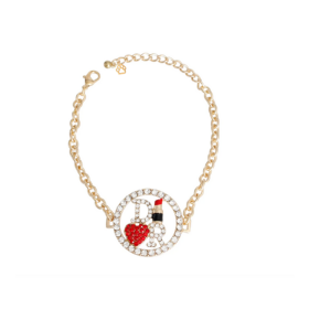 Paw-Dior Charm Dog Necklace (size: X Small)