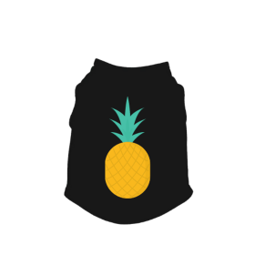 Pineapple Tank Top (Color: Black, size: X Small)