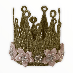 Floral and Lace Crown (size: X Small)