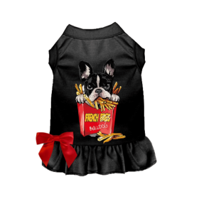 Frenchie- Fries (Color: Black, size: X Small)