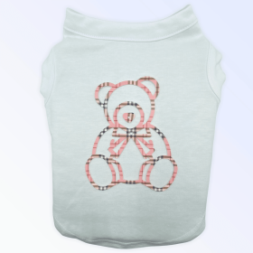 Furberry Bear Tee (Color: White, size: X Small)