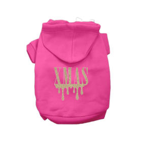 Holiday Drip Hoodies (Color: Pink, size: X Small)