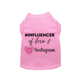 #INFLUENCER of Love & Instagram (Color: Pink, size: X Small)