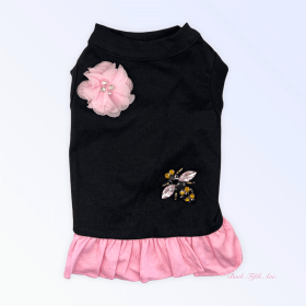 Chiffon Jeweled Bumble Bee Dress (size: X Small)