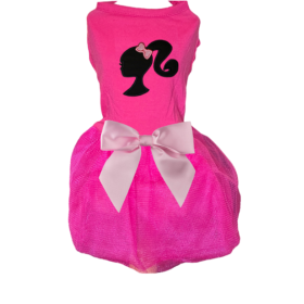 Barbie Silhouette Tutu Dog Dress (size: XS)