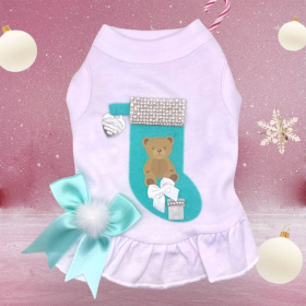 Sniffany Bear Stocking Dress- Dog Dress (size: XS)