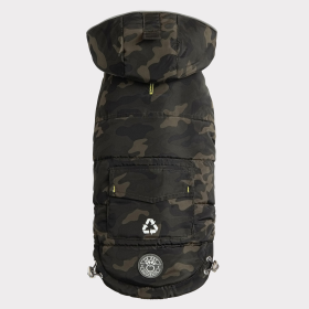 GF Pet  Recycled Parka (Color: Camouflage, size: 2XL)