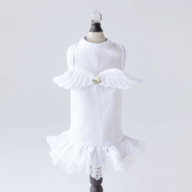 Lil Angel Dress (Color: White, size: XXS)