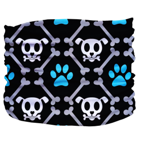 Bone Dogger Pup Scruff (Color: Black,Grey,Blue, size: Teeny)