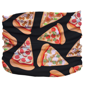 Pizza Luva Pup Scruff (Color: Red,Black, size: Teeny)