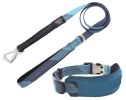 Pet Life 'Geo-prene' 2-in-1 Shock Absorbing Neoprene Padded Reflective Dog Leash and Collar